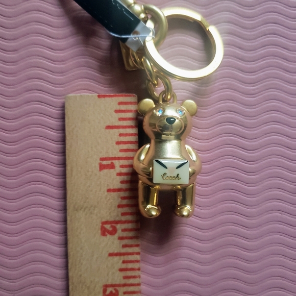 COACH Bear Bag Charm NWT Gift - Picture 5 of 5